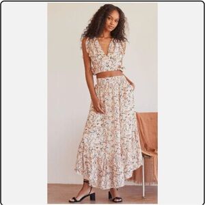 Free People Pretty Dayz Floral Print Skirt